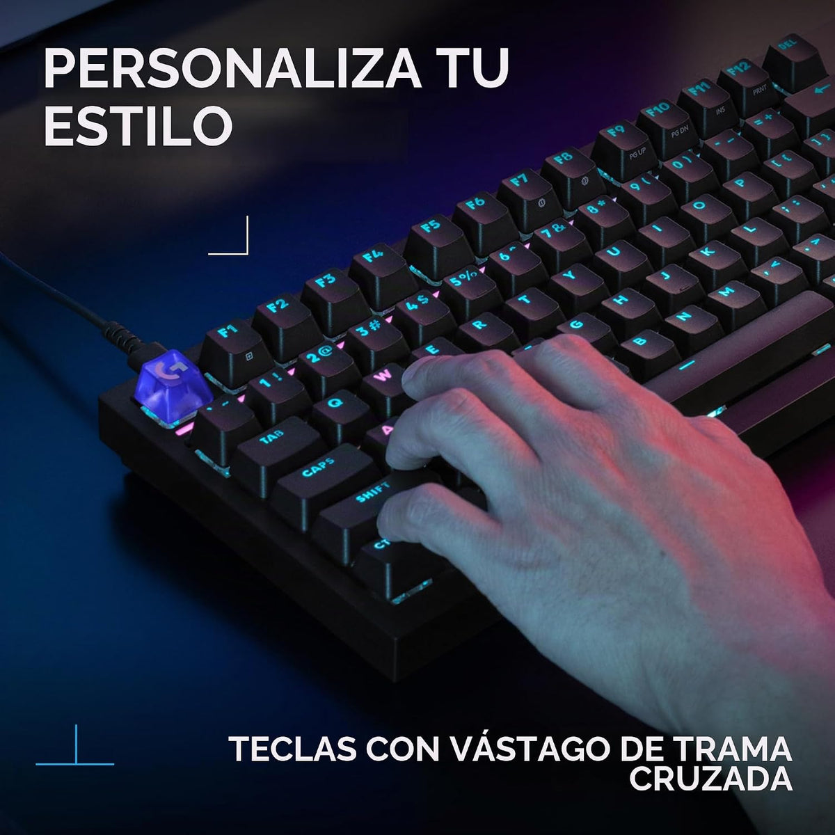 Logitech G Teclado para juegos de 316 x 98, velocidad de informe de...