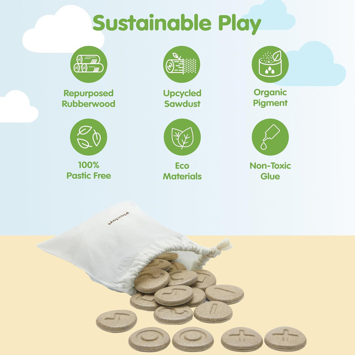 PlanToys Actividad educativa de madera para niños a partir de 3 año...