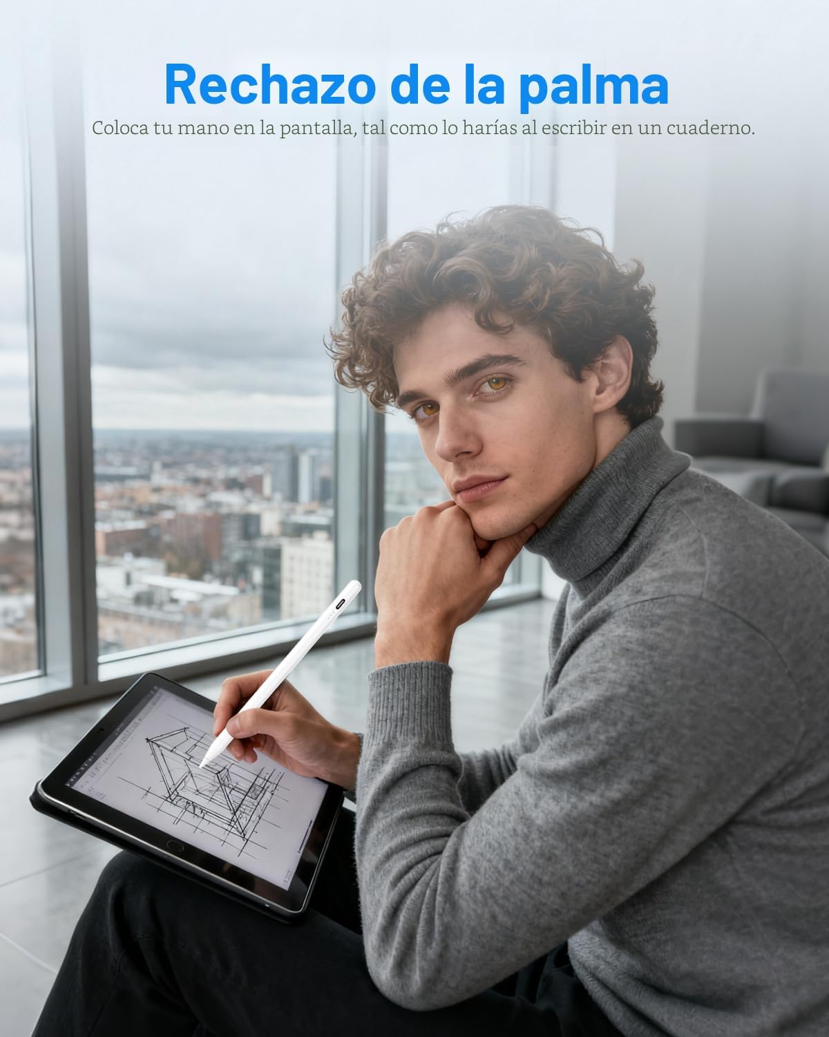 MYSTILUCK - Lápiz capacitivo para iPad 11ª y 10ª generación - Carga...