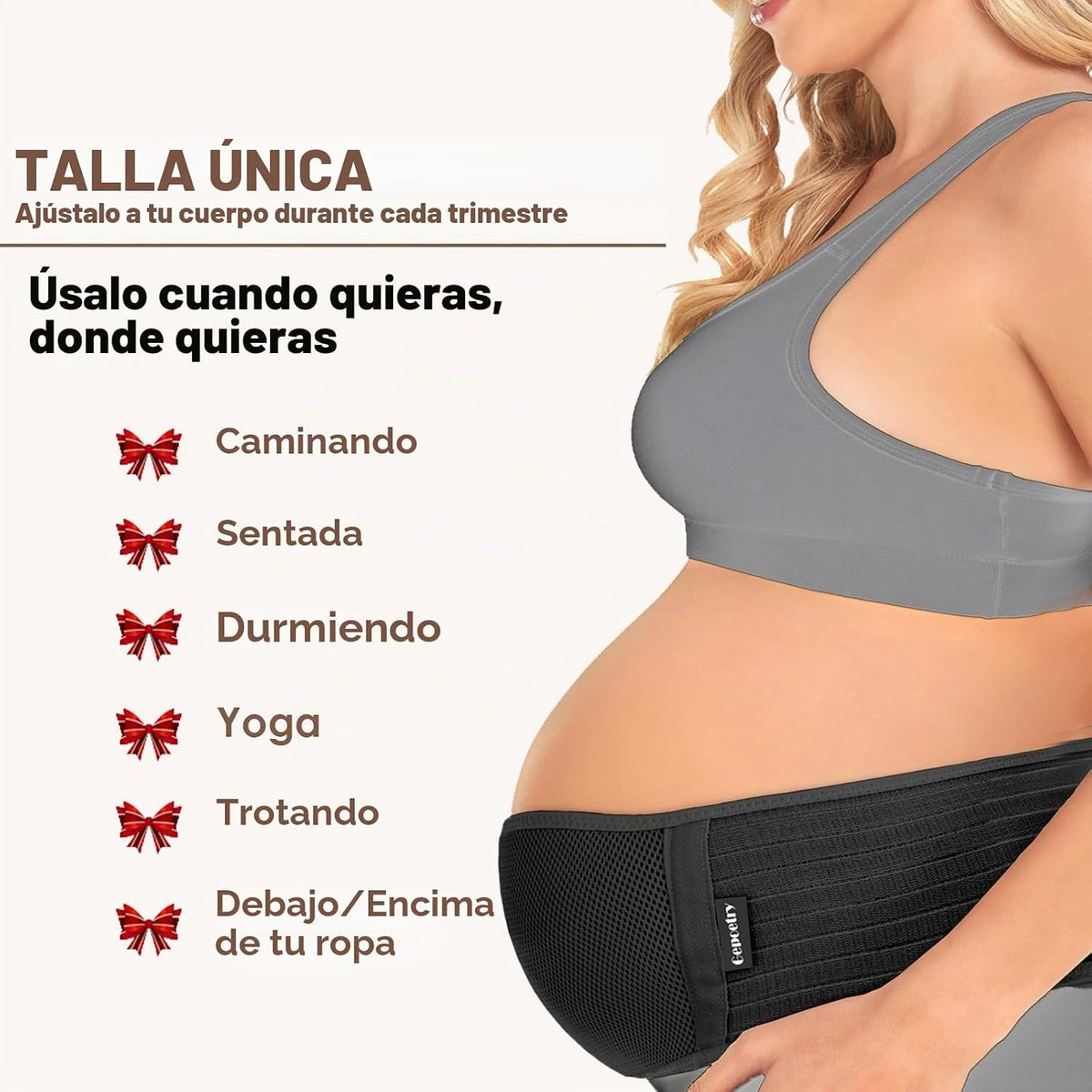 Gepoetry - Banda para el vientre de maternidad para mujeres embaraz...