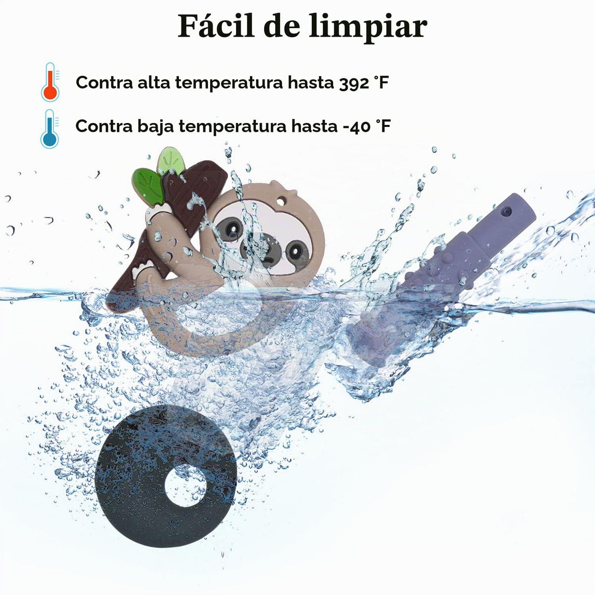 Collares masticables para niños sensoriales, paquete de 6 collares...