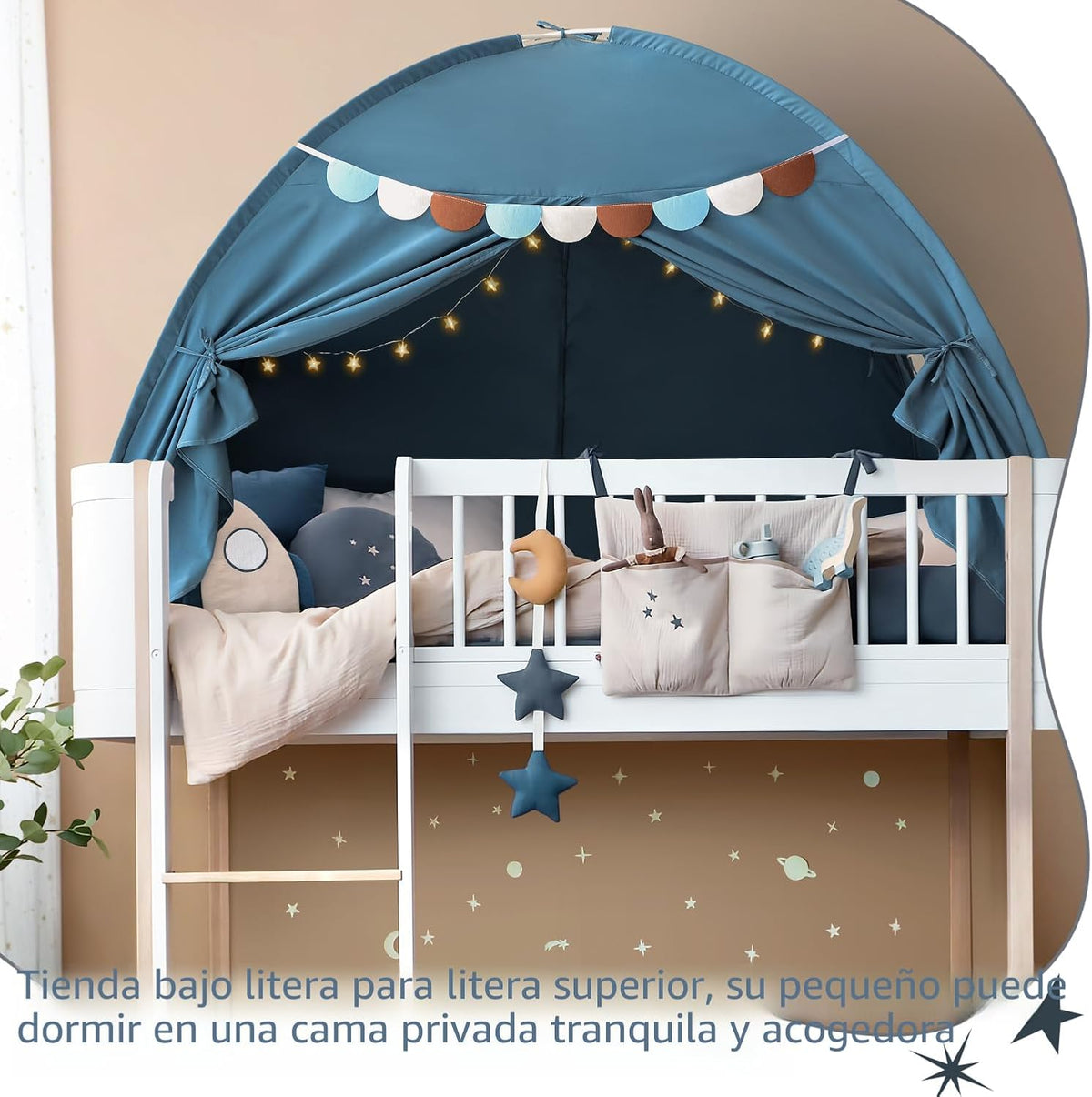 Tienda de campaña con cama individual para niños, tiendas de campañ...