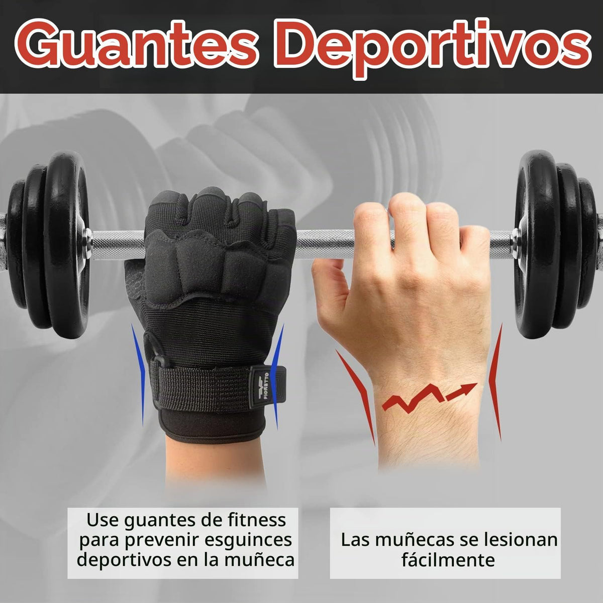 FIORETTO Guantes sin dedos, guantes de medio dedo para conducción,...