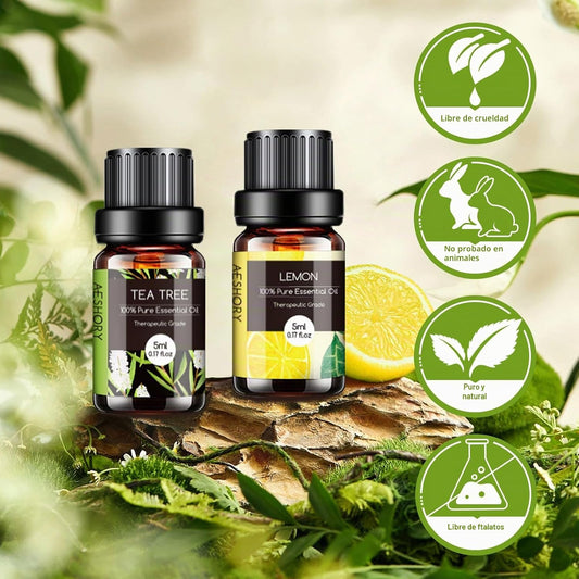 Juego de aceites esenciales \u2013 Kit de aceites esenciales de aro...