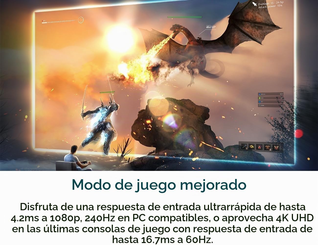 Optoma UHD35STx Proyector de corto alcance 4K UHD verdadero para ju...