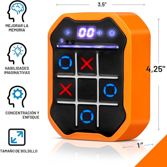 Juego electrónico de mano Tic-Tac-Toe | Juegos de memoria y cerebro...