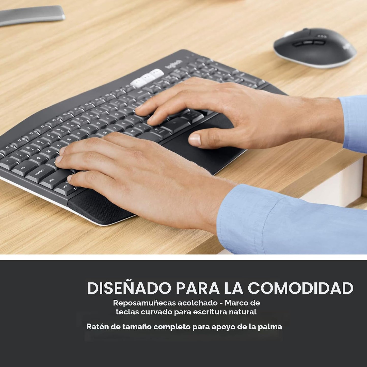 Logitech MK850 - Combo de teclado y mouse inalámbricos de alto rend...