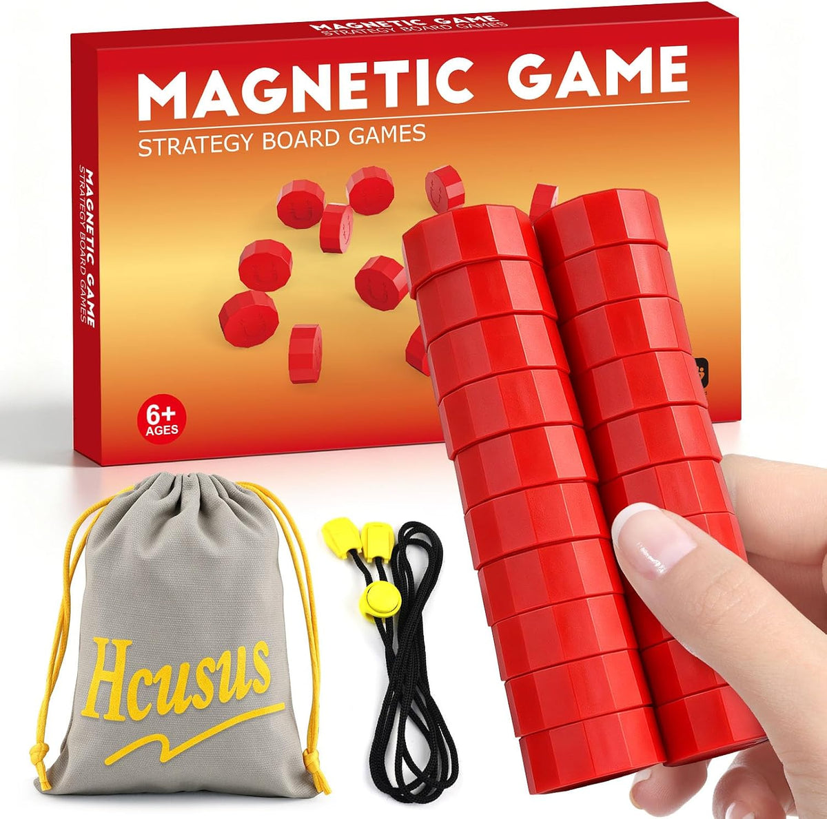 Juego de imán, juego magnético con cuerda, juegos de mesa para adul...