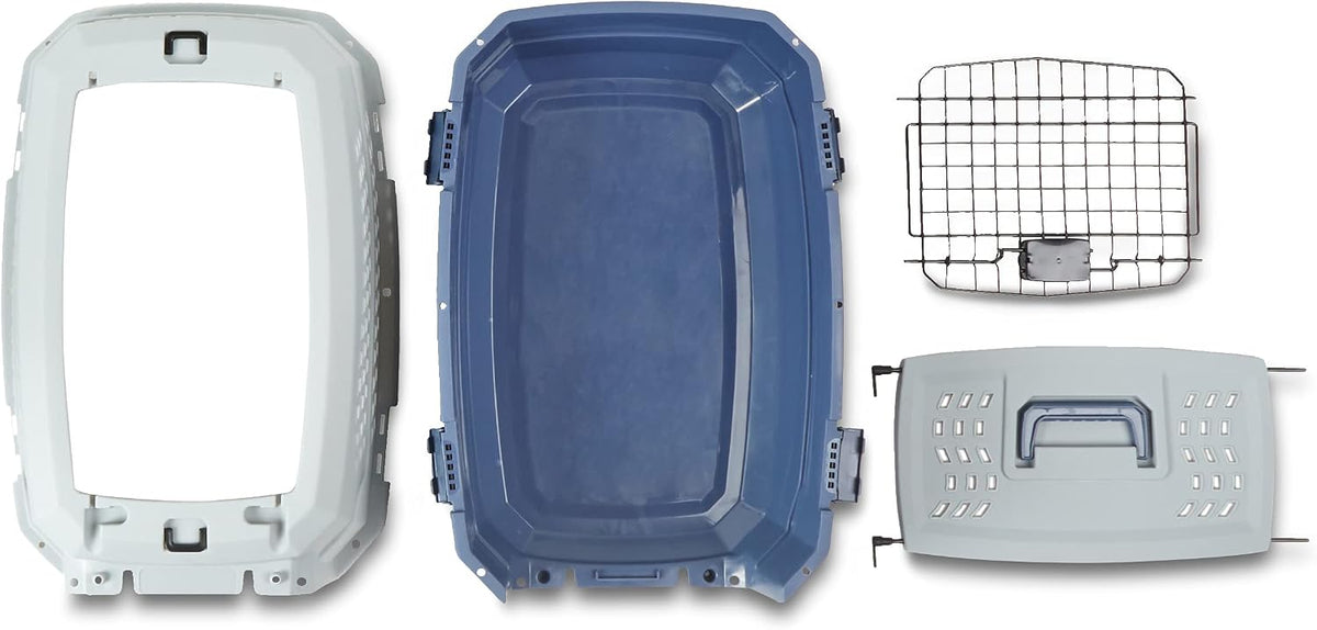 Amazon Basics Transportador de viaje duro para perros, gatos y masc...