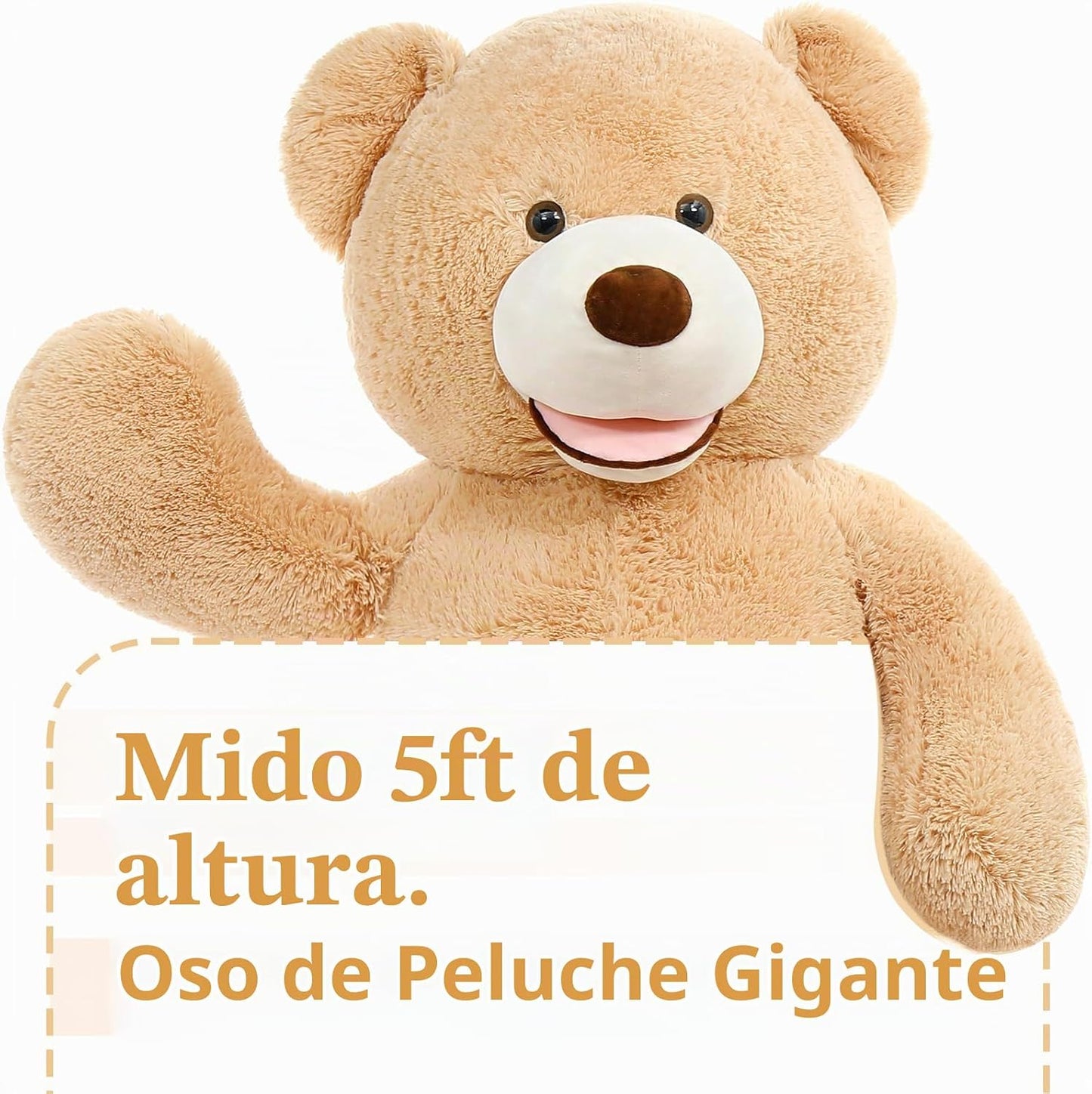 MaoGoLan Oso de peluche gigante, animal de peluche de 5 pies, peluc...