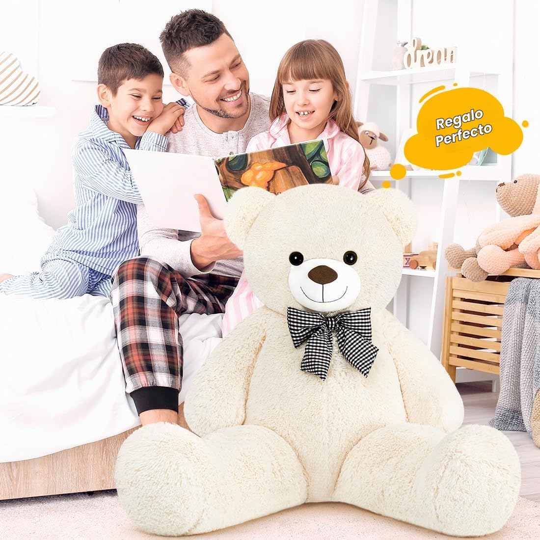 Sausudols Oso de peluche gigante de 47", enormes animales de pe...