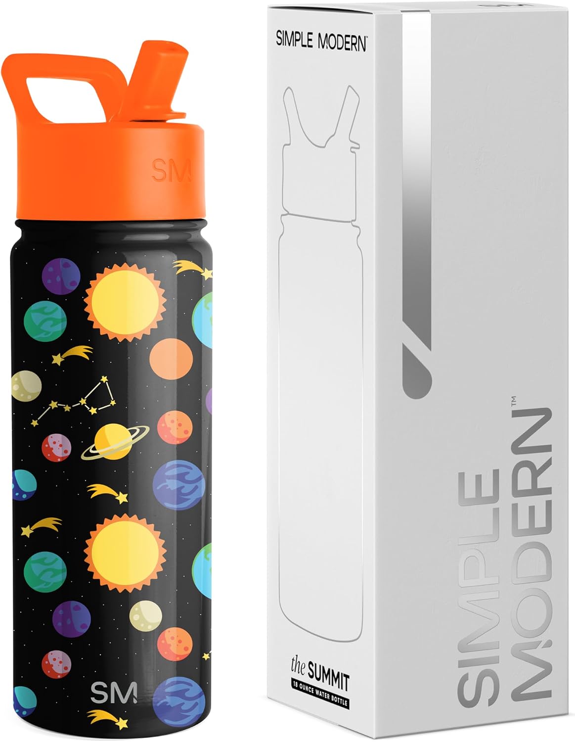 Simple Modern - Botella de agua para niños de la colección Summit c...