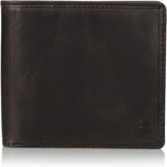 FRYE Billetera plegable antigua Logan para hombre