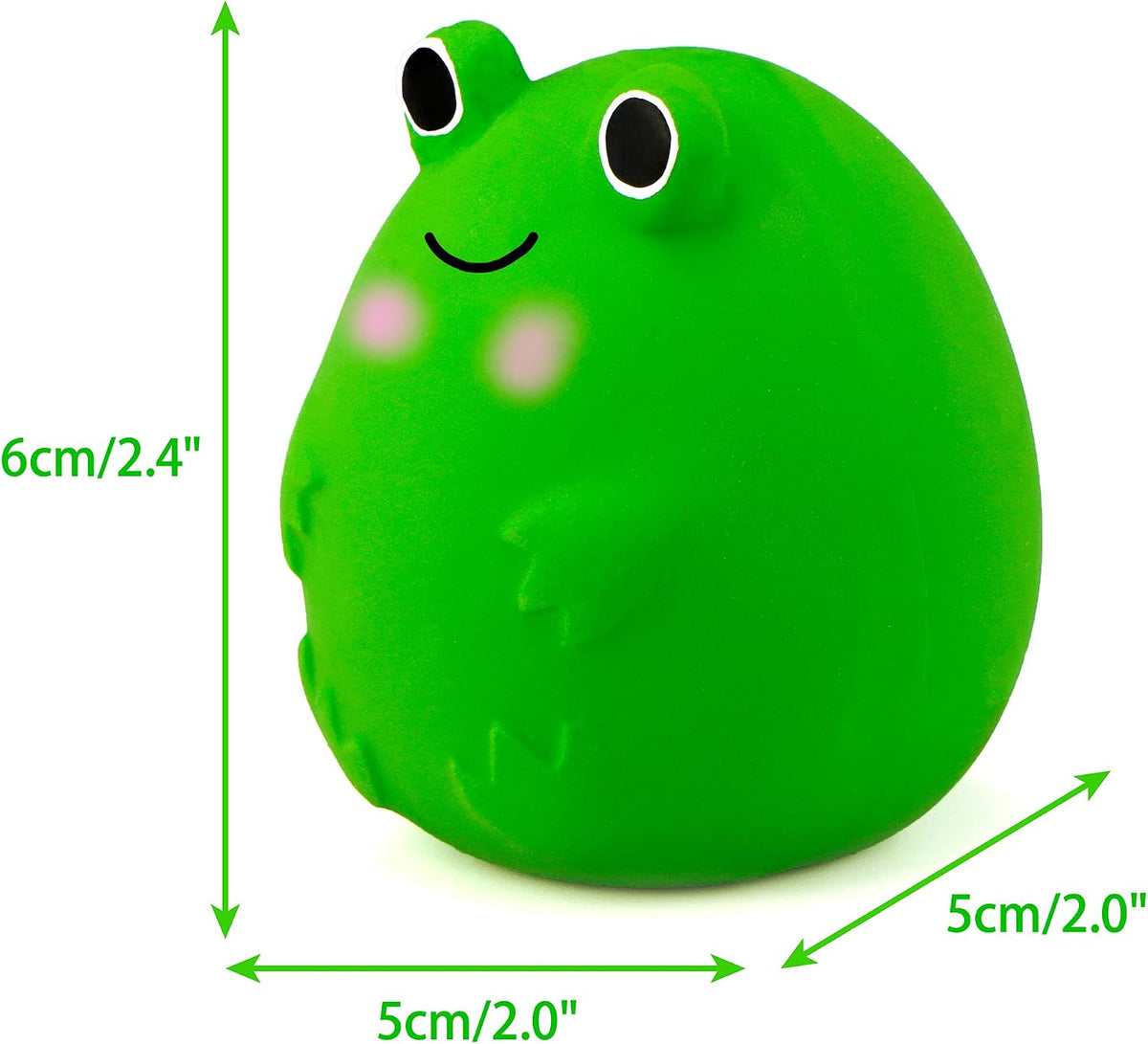 CHIWAVA 4PCS 2.4" Squeak Latex Puppy Toy Funny Animal Sets para...