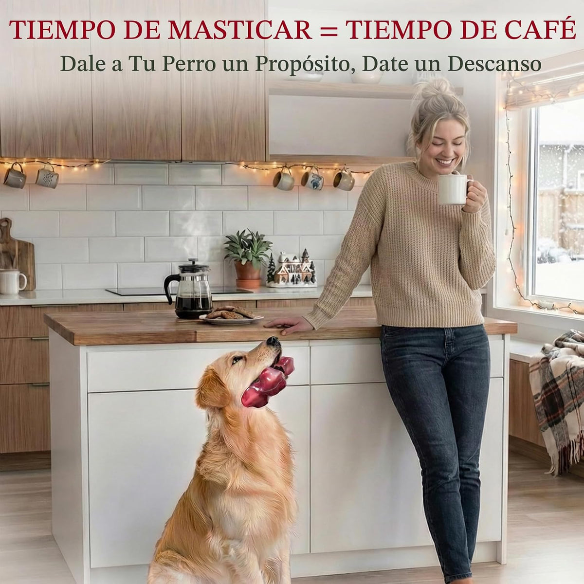 Apasiri Juguetes para perros para masticadores agresivos con sabor...