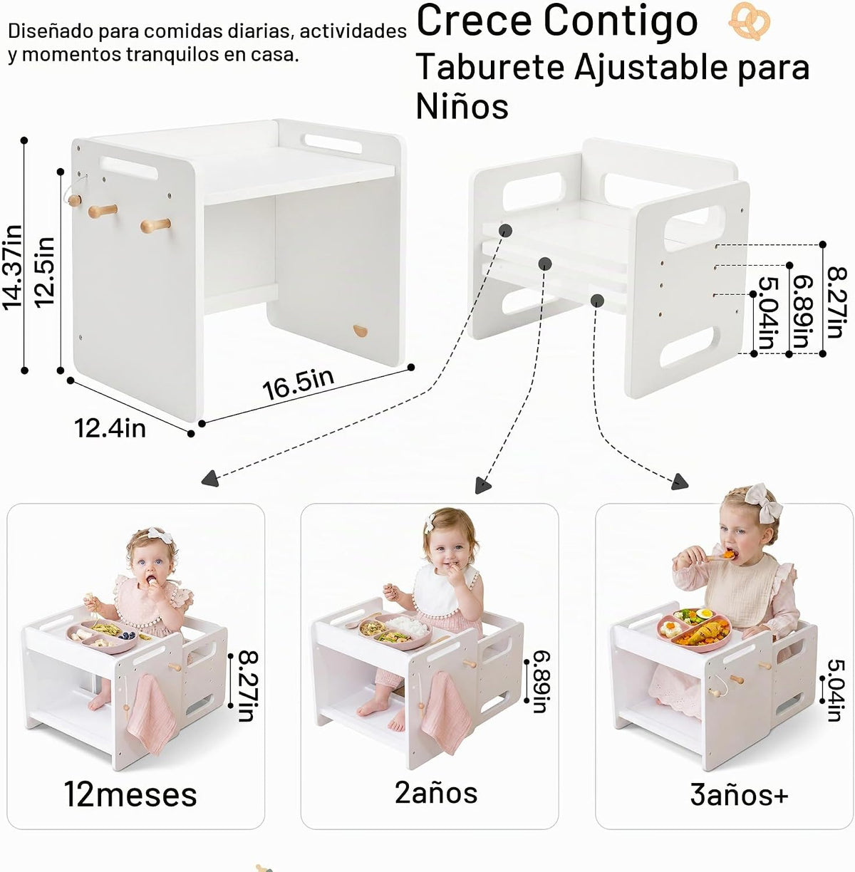 bpmfkid Montessori - Juego de mesa y silla de destete \u2013 Diseño...