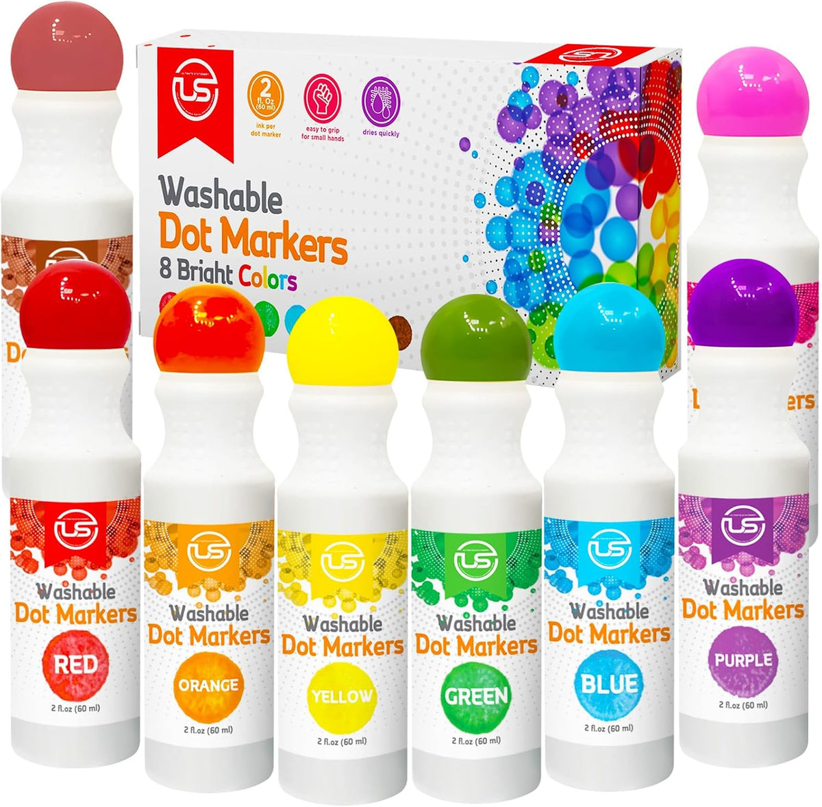 Marcadores de puntos, Bingo Daubers, marcadores de puntos lavables...