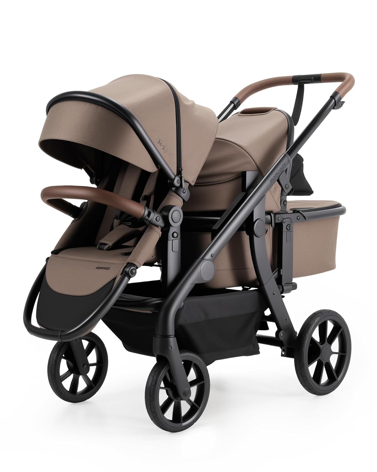 Momcozy ChangeGo - Cochecito de bebé, cochecito convertible de una...