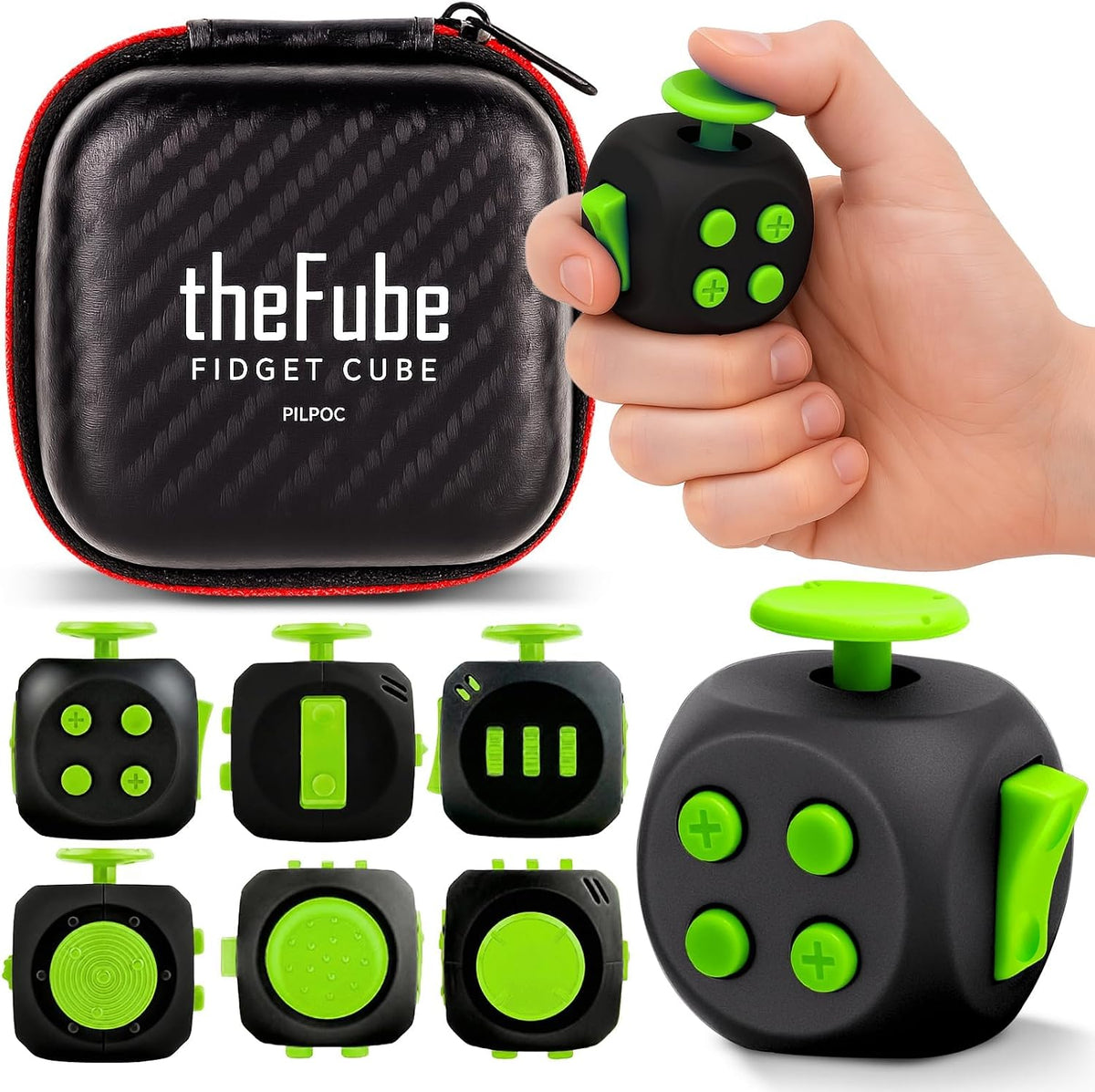 PILPOC theFube Fidget Cube \u2013 Juguete de 6 caras para adultos y...