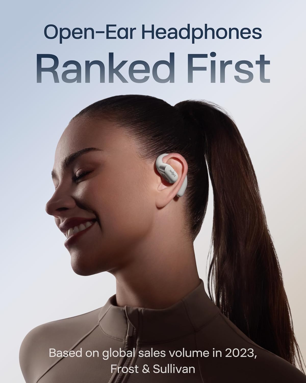 SHOKZ Nuevos auriculares OpenFit 2+ de oreja abierta, compatibles c...