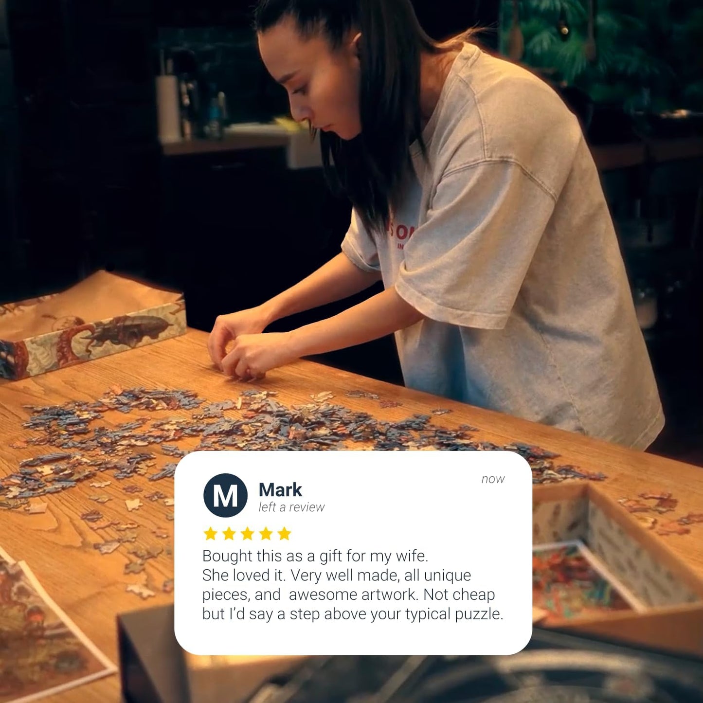 HUNGRY MINDS Octopolis Rompecabezas de 1000 piezas para adultos - R...