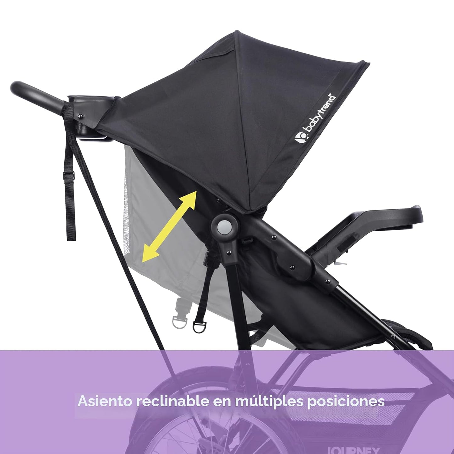 Baby Trend Journey Jogger, color negro estelar