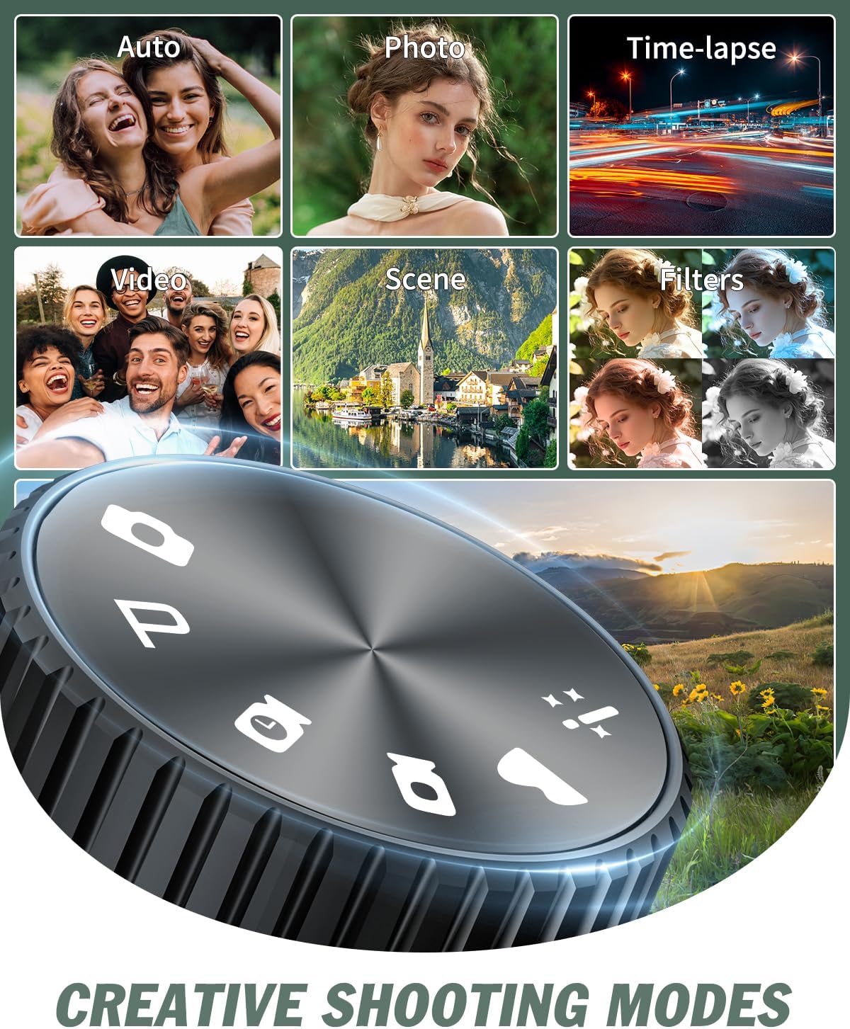 Cámaras digitales 8K 64MP para fotografía, zoom 16X y micrófono, ne...