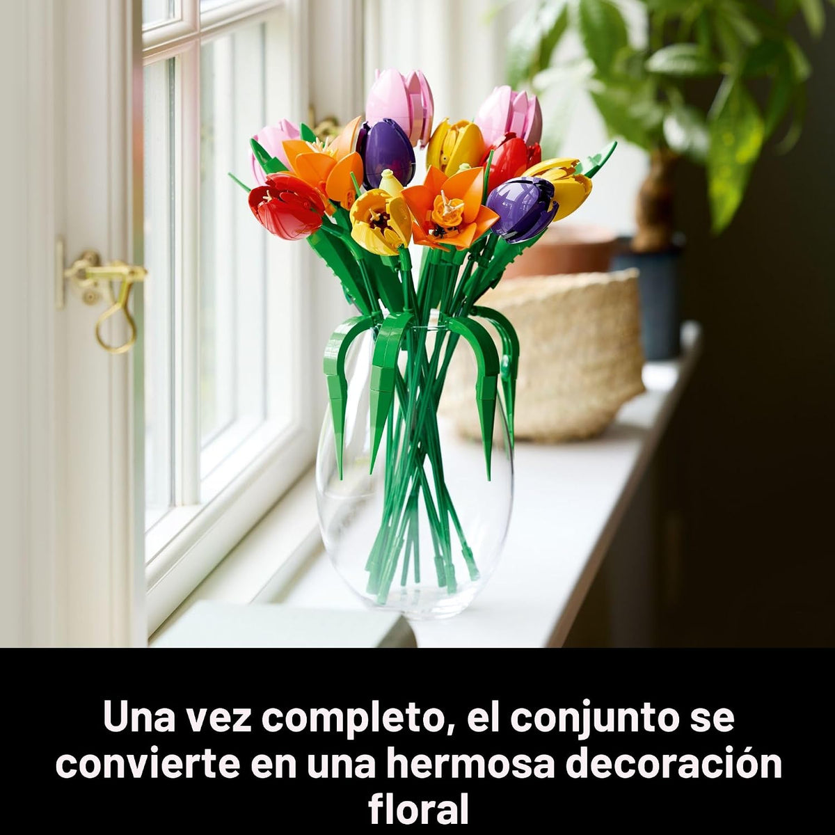 LEGO Botanicals - Juego de construcción de ramo de tulipanes para a...