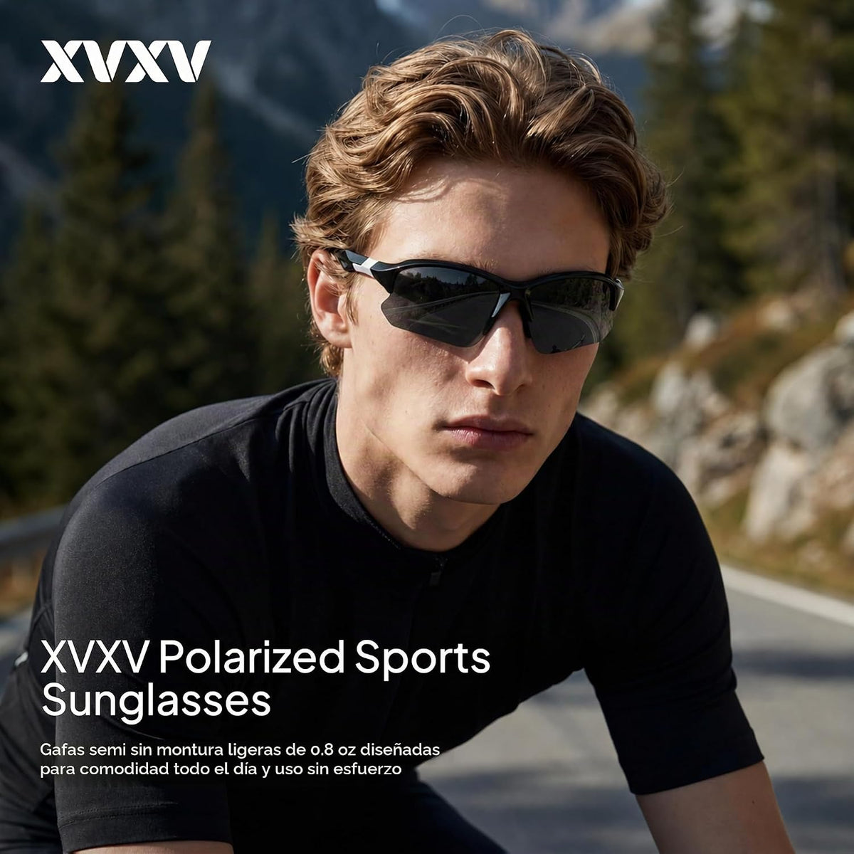 Paquete de 3 gafas de sol deportivas polarizadas para hombre, gafas...