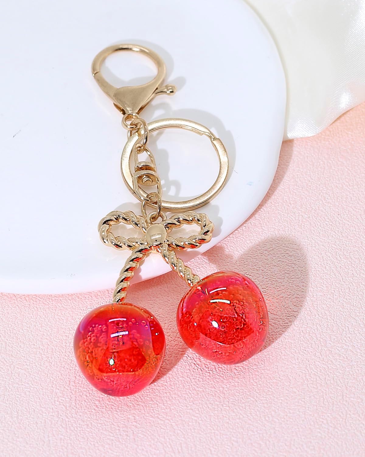 4 dijes para bolsos, bonitos accesorios para bolso y llavero de cer...