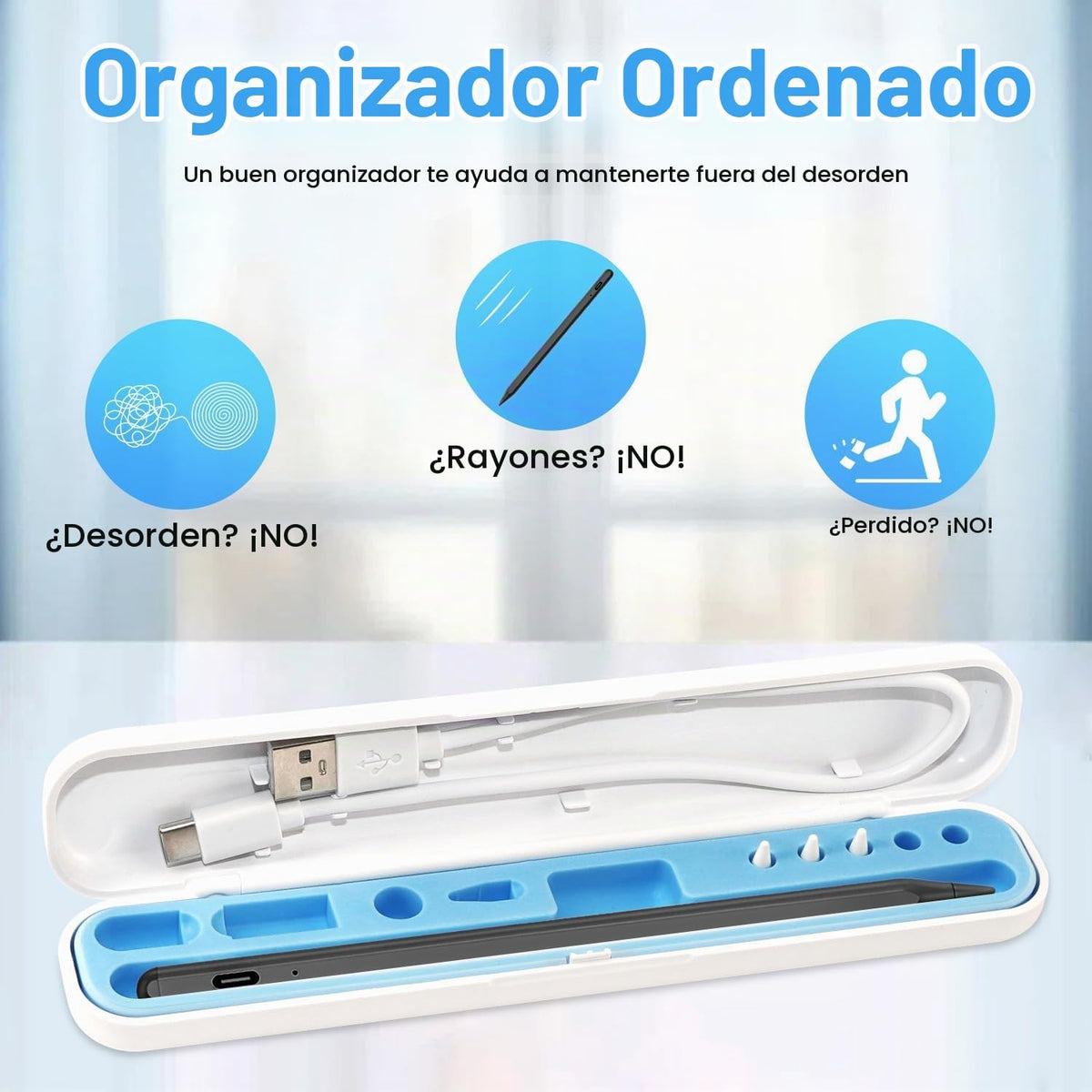 Lápiz capacitivo para iPad Apple: Carga rápida para lápiz de Apple...