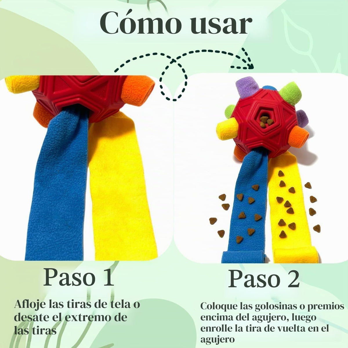 CIIVURR Pelota Olfateadora para Juguetes de Perro, Pelota de Actual...