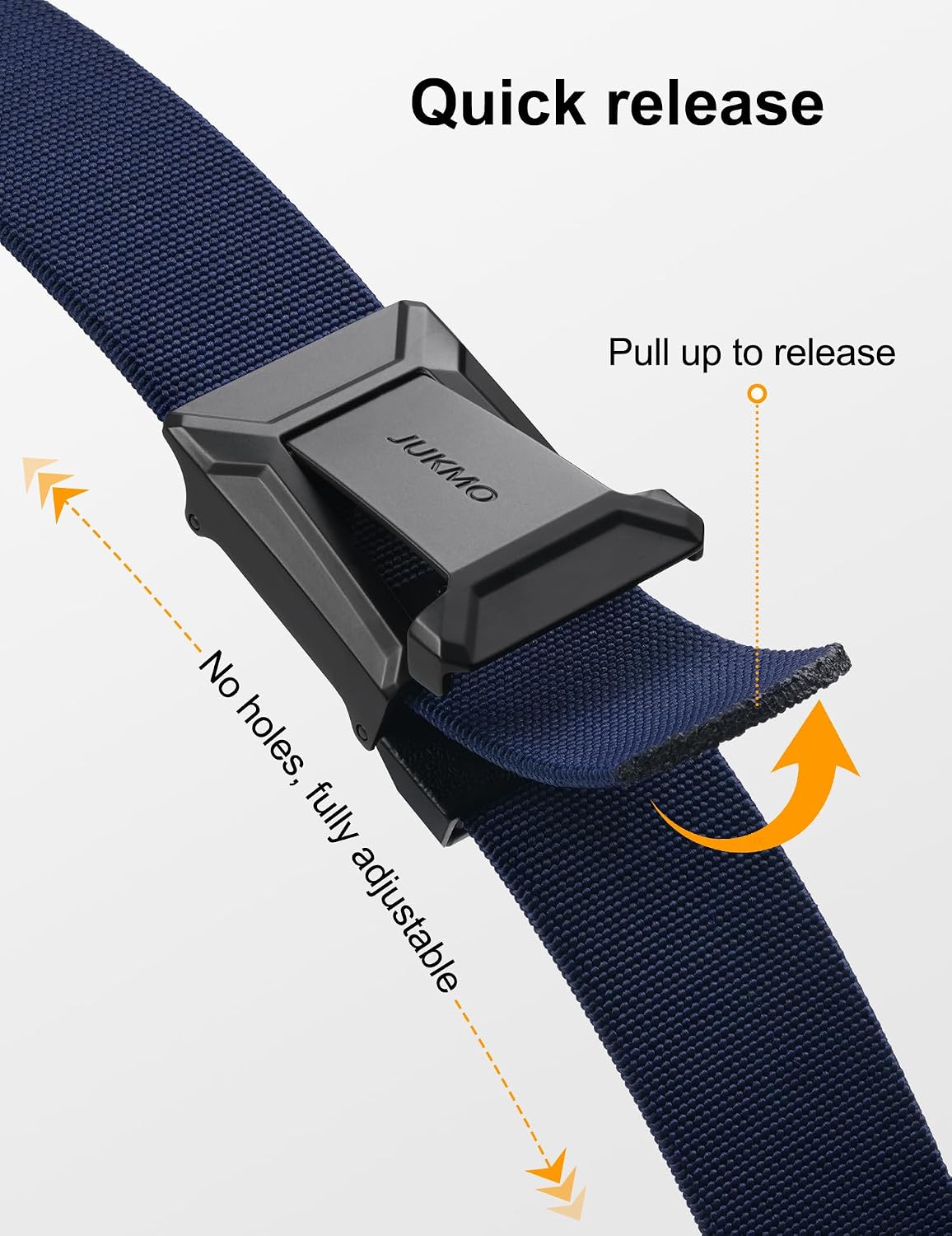 JUKMO - Cinturón táctico elástico para hombres, cinturón rigger mil...