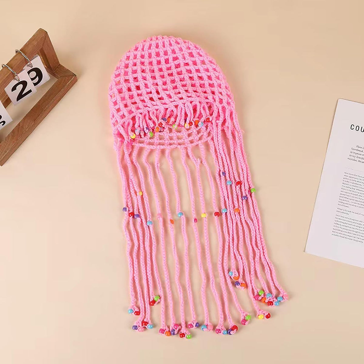 Julpsk Gorro de ganchillo hecho a mano para mujer, para verano, pla...