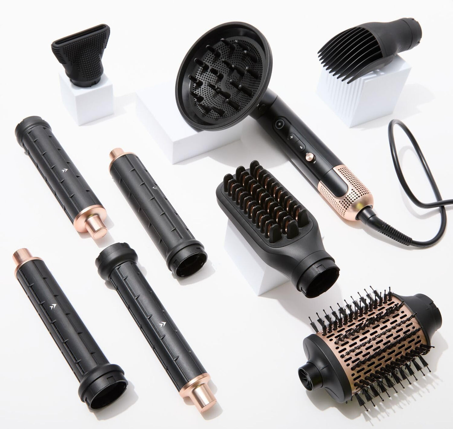 ion Luxe 8In1 Airstyler Pro, secador de pelo intercambiable y rizad...