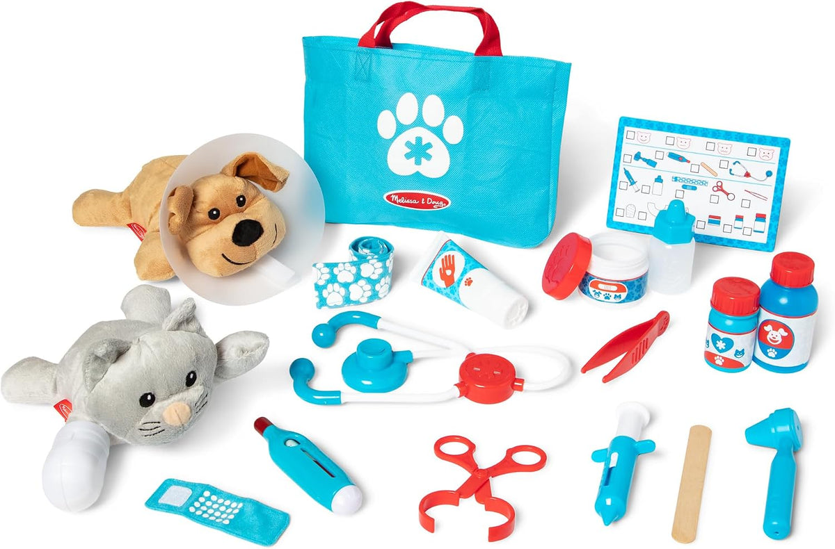 Melissa &amp; Doug Examine &amp; Treat Pet Vet Play Set \u2013 Jueg...