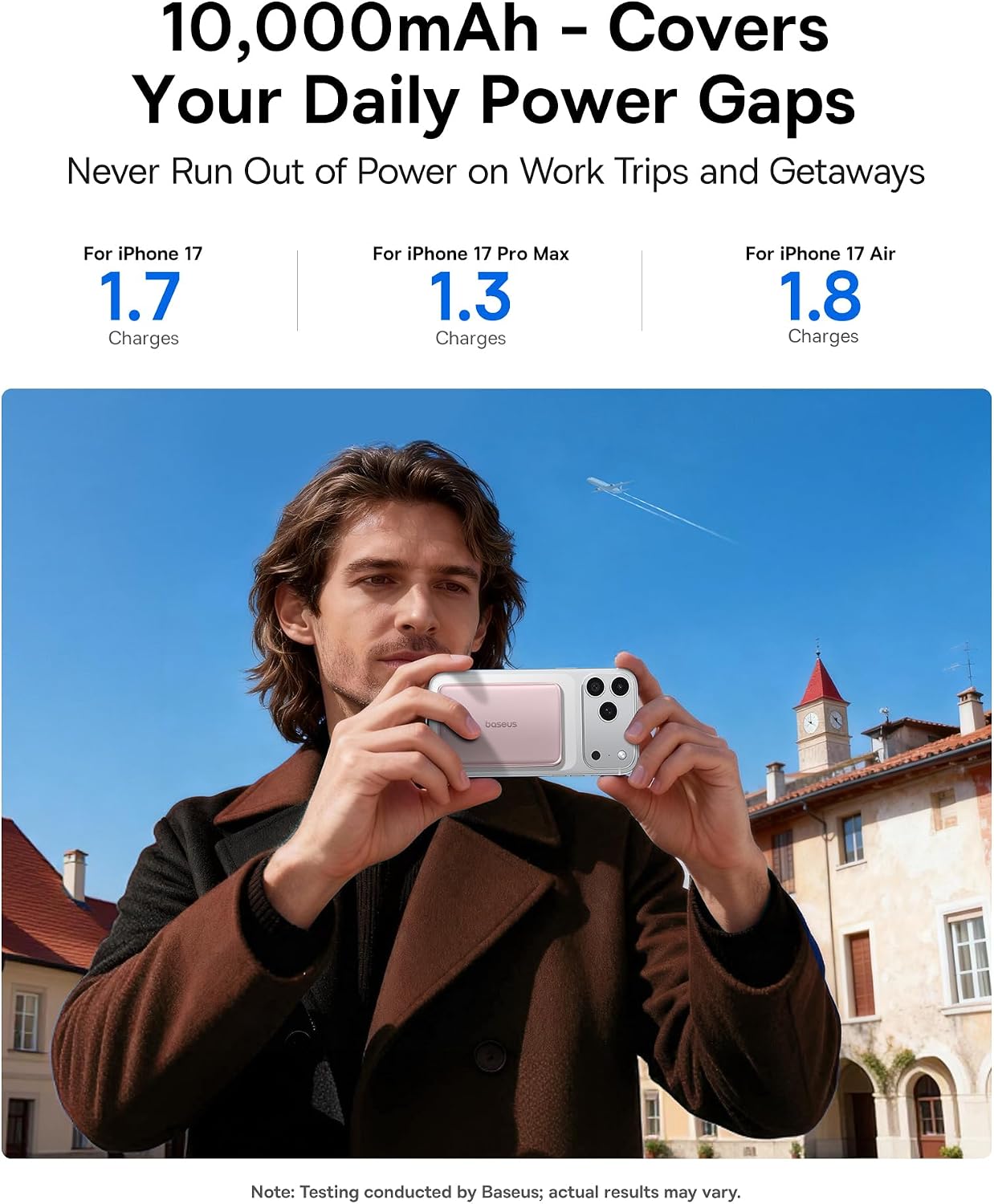 Baseus Picogo Power Bank - Cargador portátil MagSafe ultra delgado...
