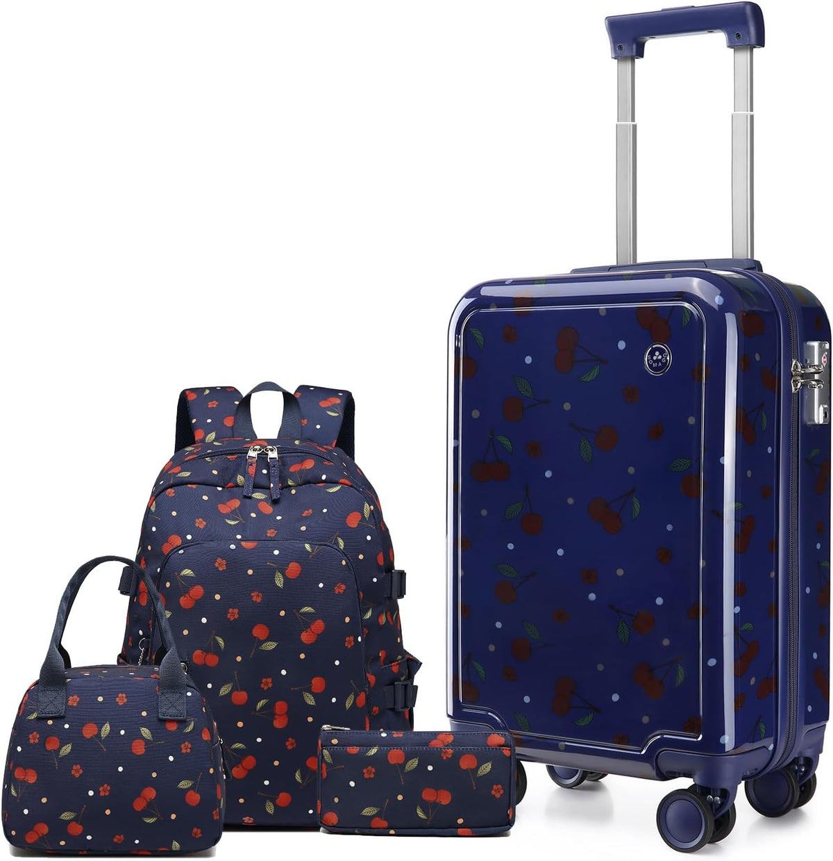 Somago Juego de 4 piezas de equipaje para niños con mochila para ni...