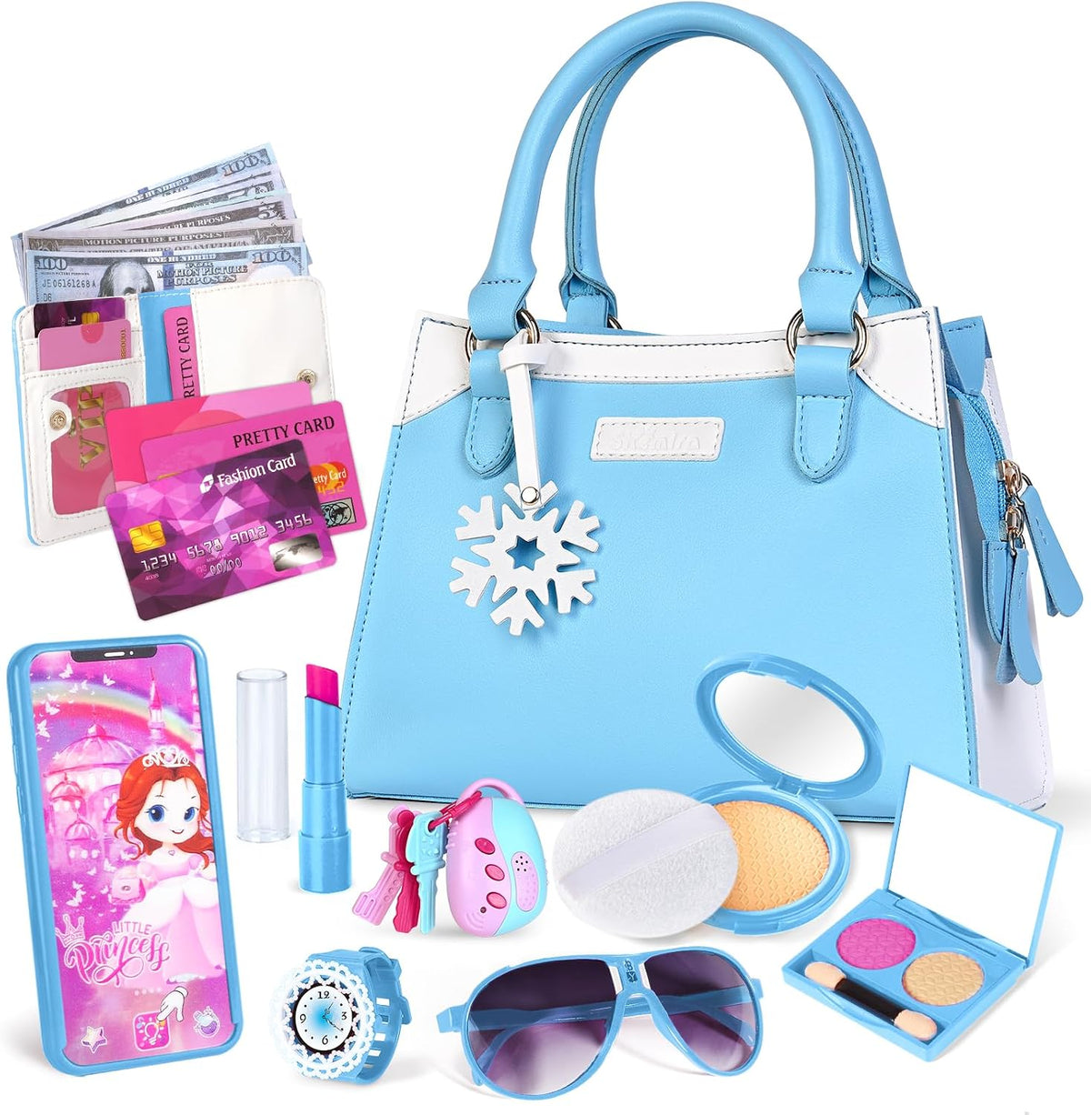 Bolso de juego Shemira para niñas pequeñas, juguetes de princesa de...