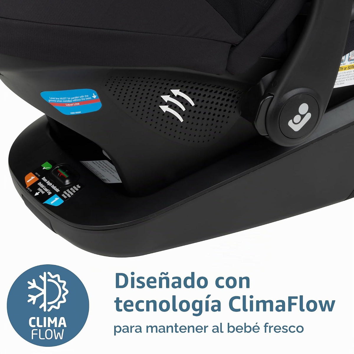 Maxi-Cosi Mico Pro+ Asiento infantil para automóvil, sombra marina