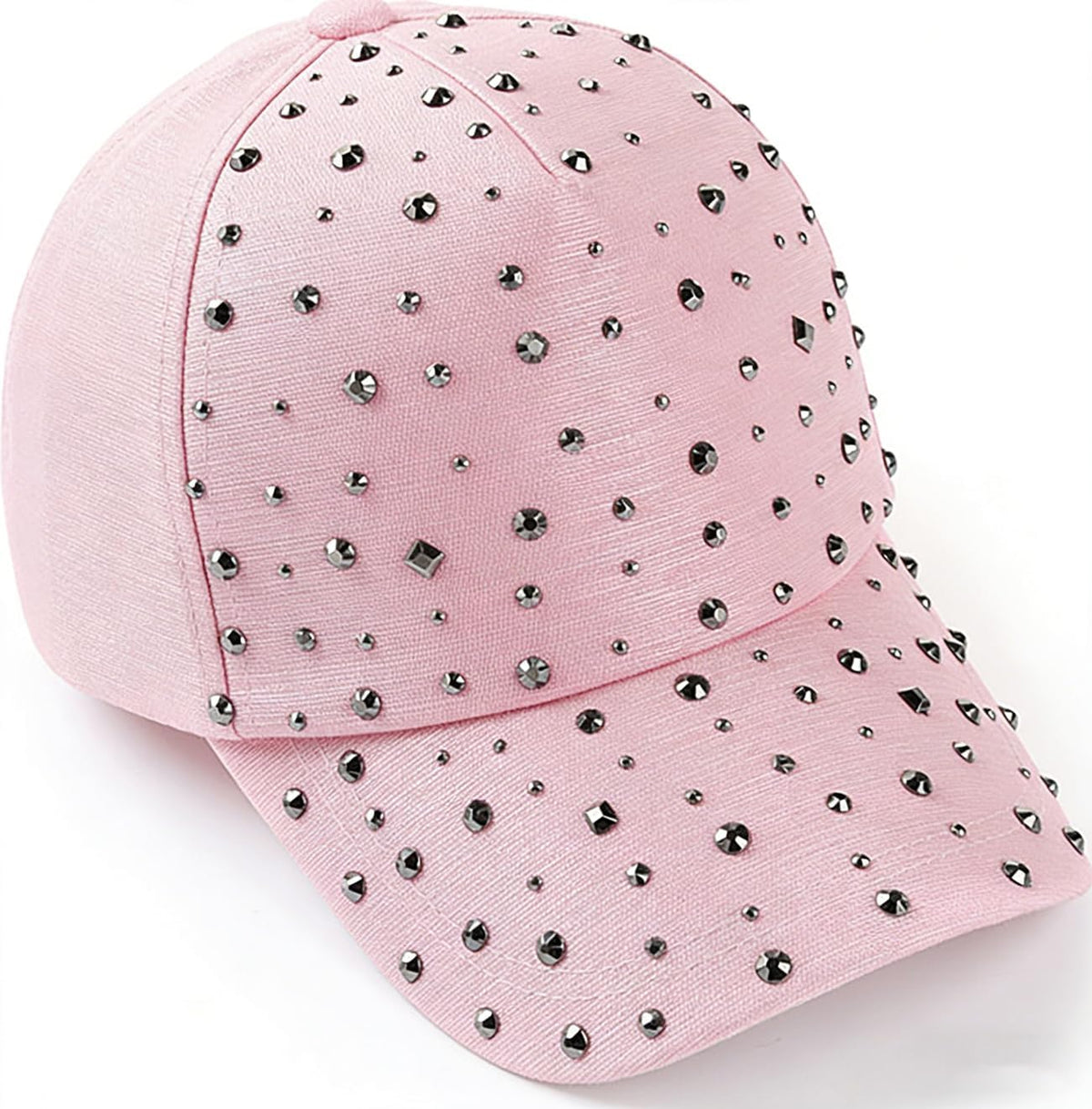 Gudessly Gorra de béisbol ajustable transpirable con diamantes de i...