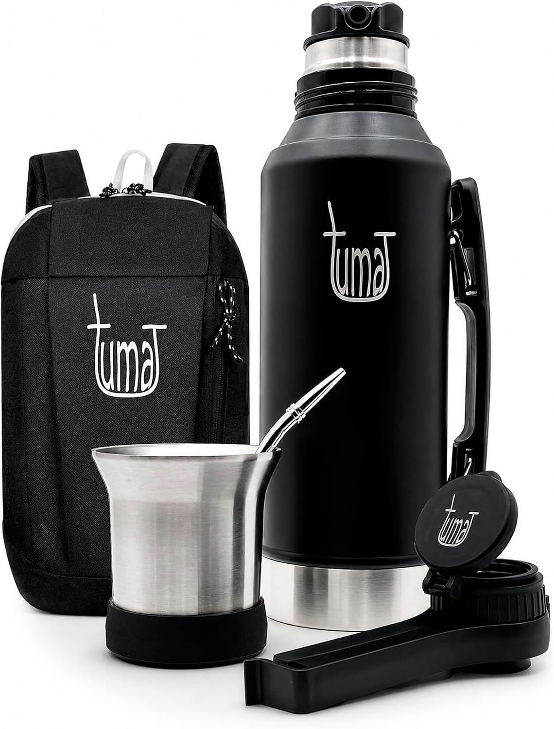 Kit completo de Yerba Mate \u2013 Termo de 1.2L con sistema mate, t...
