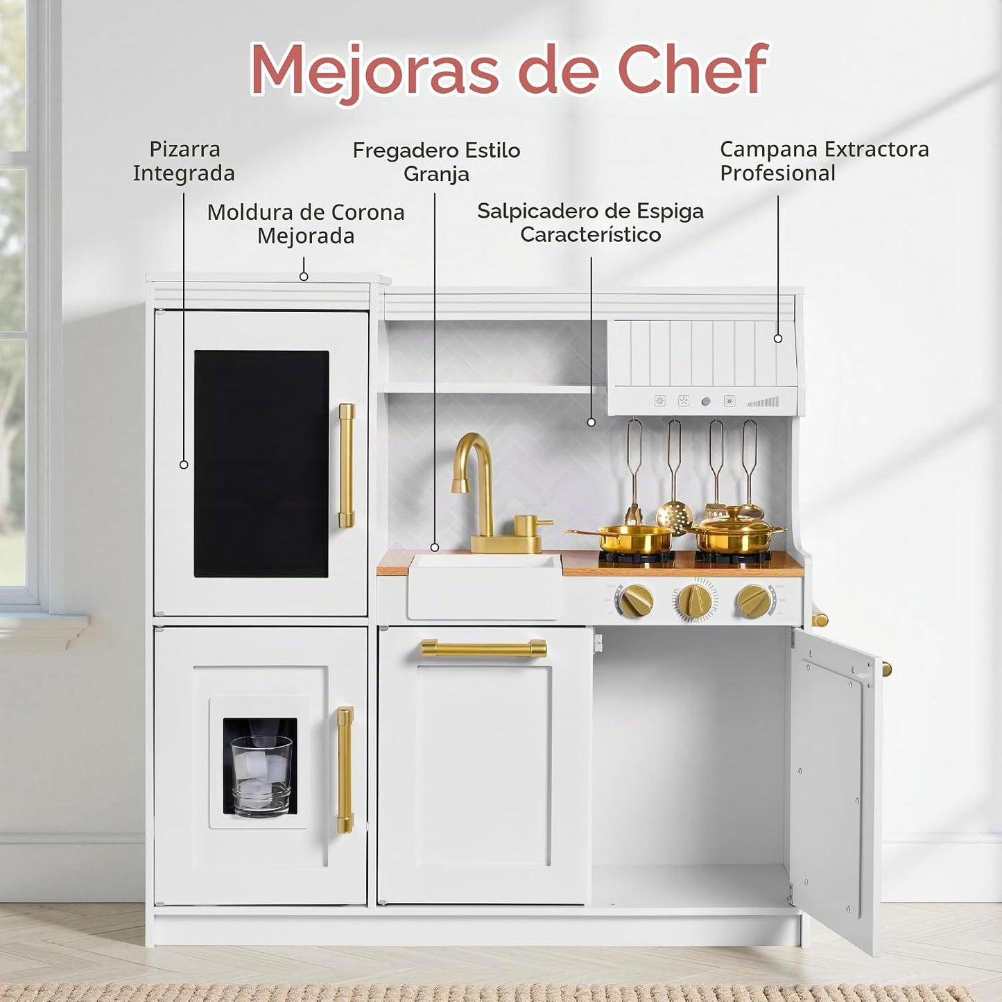 Best Choice Products Juego de juguetes de madera para niños con dis...