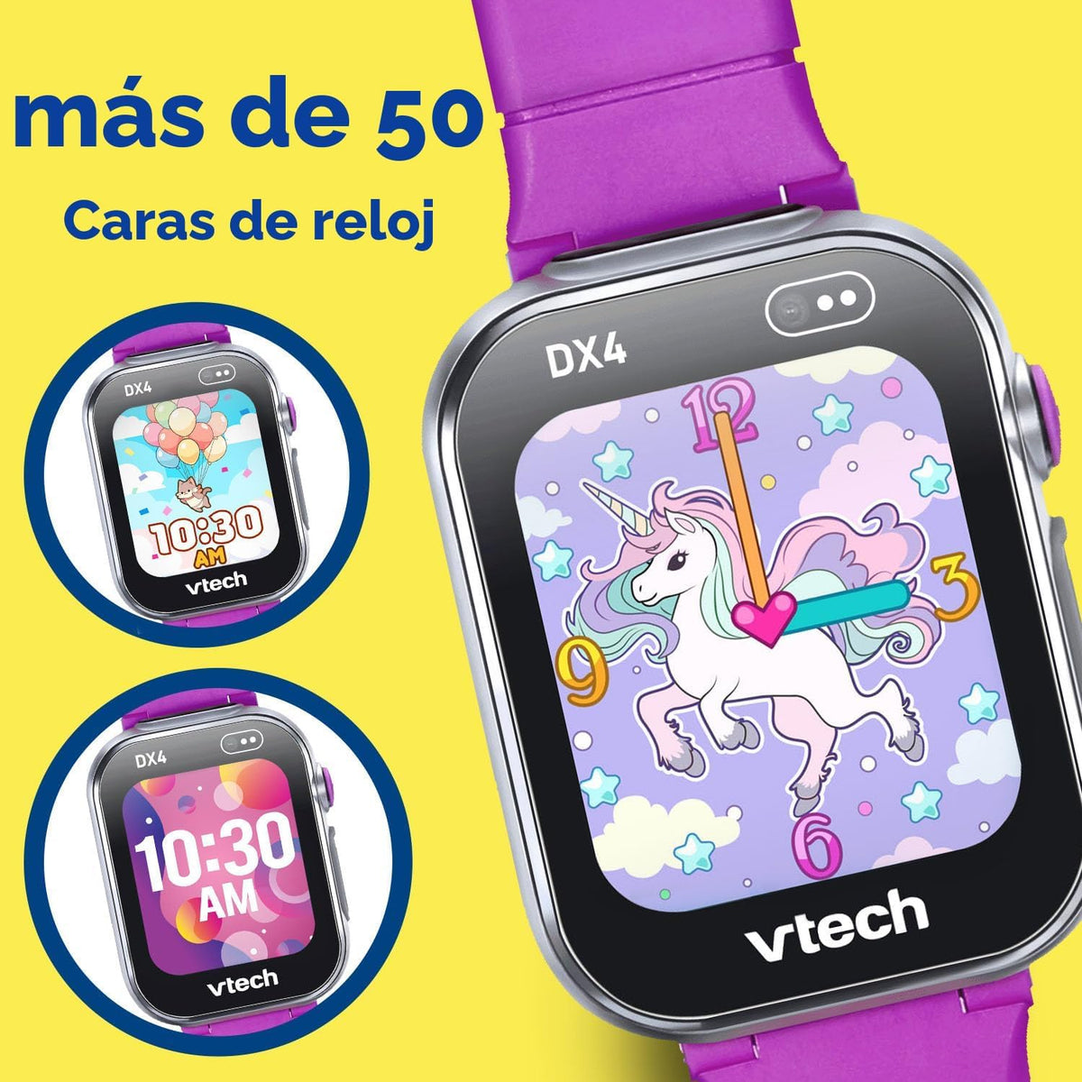 VTech KidiZoom Smartwatch DX4 - Reloj inteligente, morado