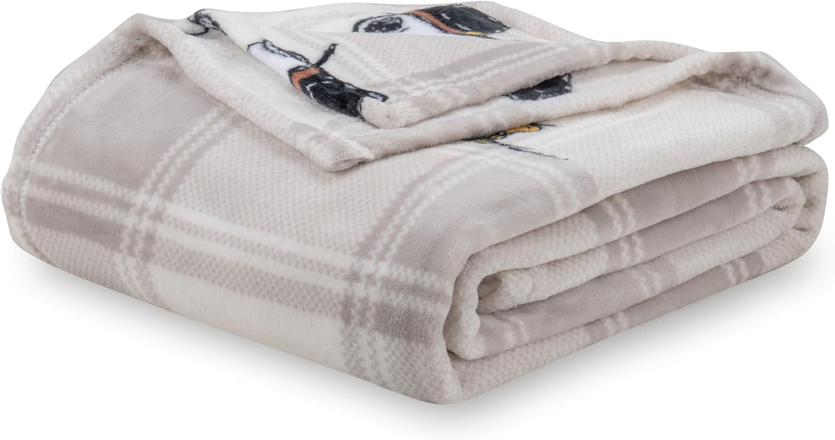 Berkshire Blanket Peanuts® VelvetLoft® - Manta de felpa de Snoopy c...