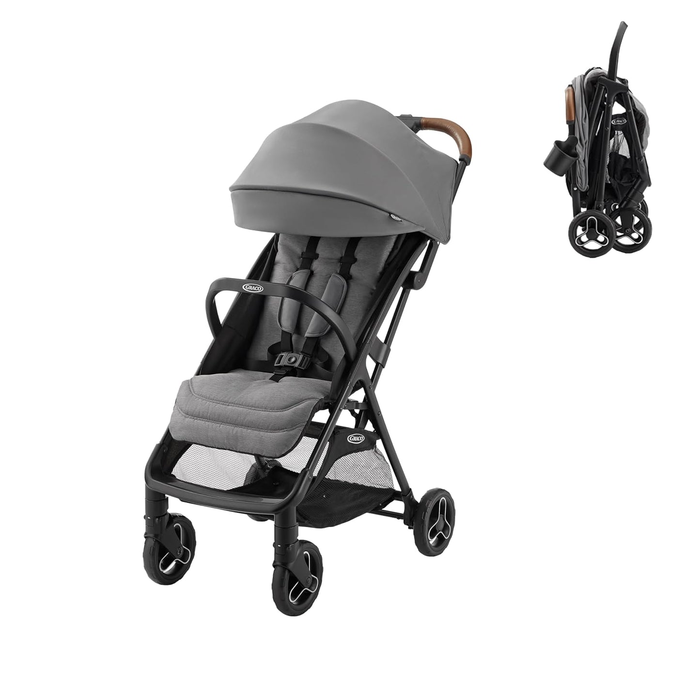 Graco Ready2Jet - Cochecito compacto apto para arriba y con plegado...