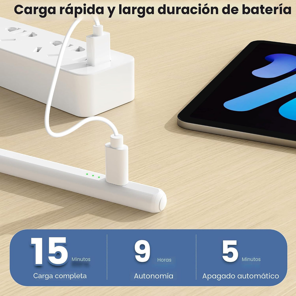 Lápiz para Apple iPad A16 10ª Generación, Lápiz capacitivo de carga...