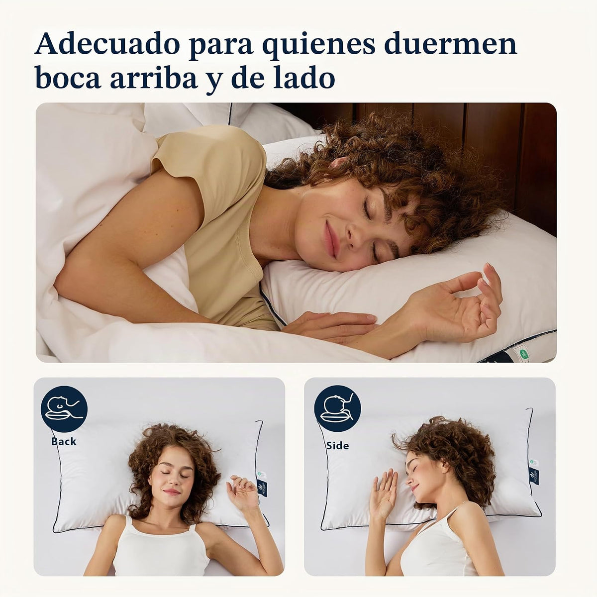Pacific Coast Almohada de Cama, Colección Hotel Almohada de Plumón...