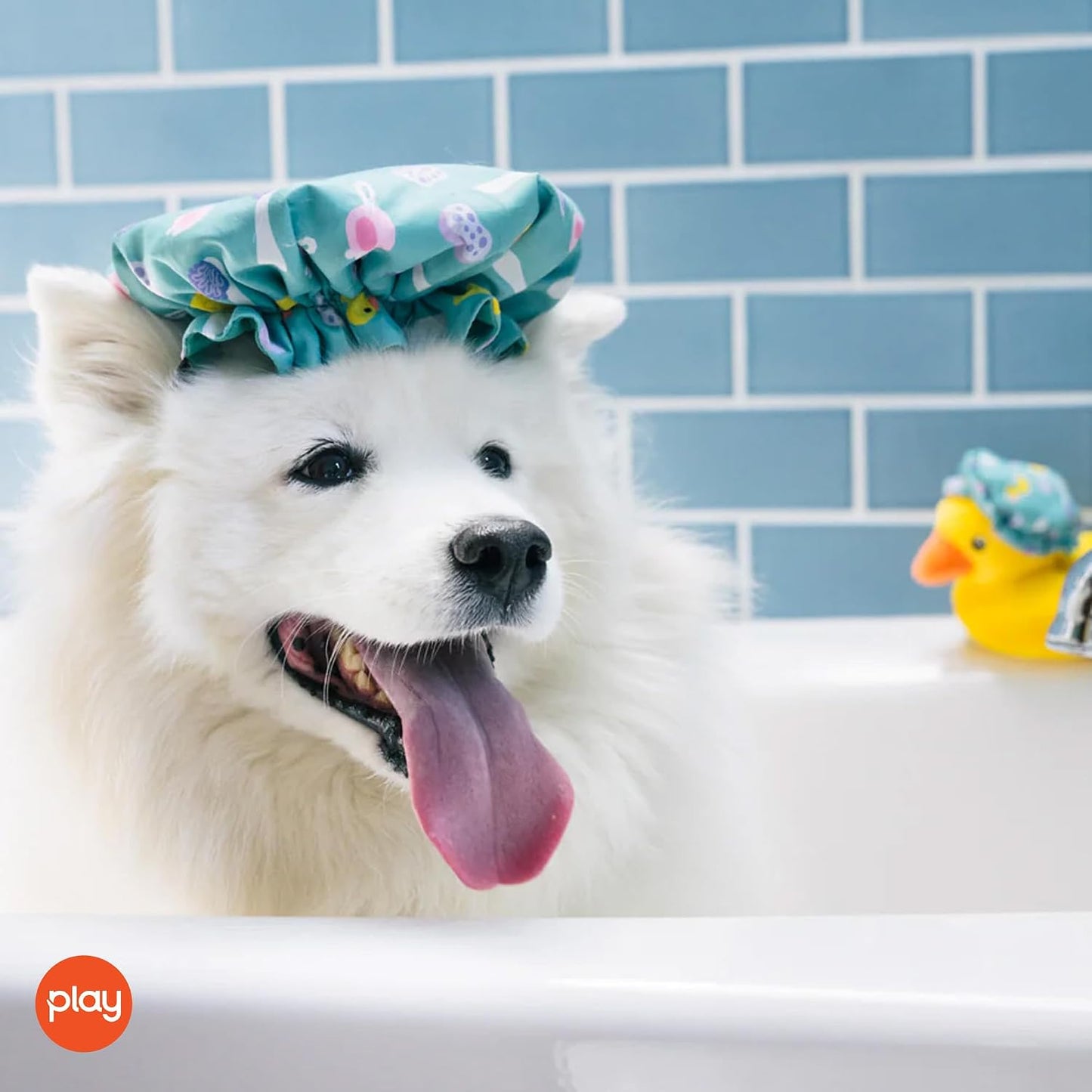 P.L.A.Y. Juguetes de peluche para perros, con temática de baño Spli...
