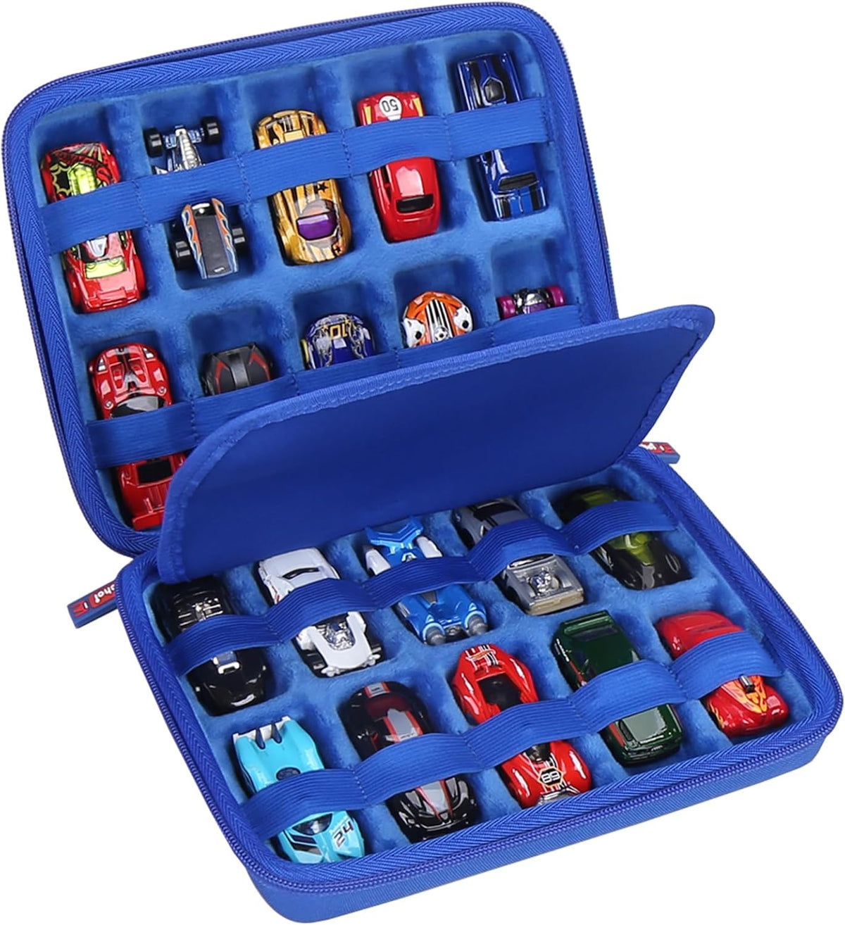 Mchoi Funda de transporte a prueba de golpes para Hot Wheels 20 coc...